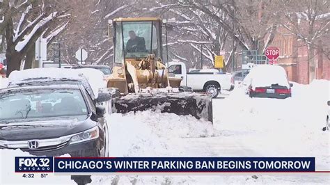 Chicagos Winter Parking Ban Begins Wednesday Youtube