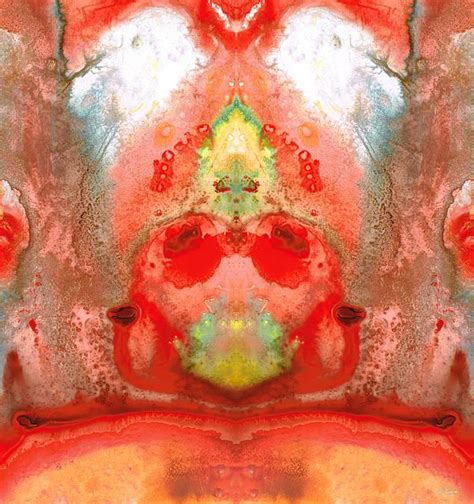 Om Red Meditation Abstract Art By Sharon Cummings Painting By Sharon Cummings Om Red