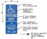 Pictures of California Ada Parking Requirements
