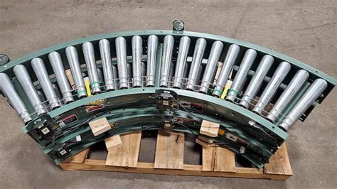 Used Hytrol 190e24ez E24 Zero Pressure Roller Conveyor 24v 18 X 90