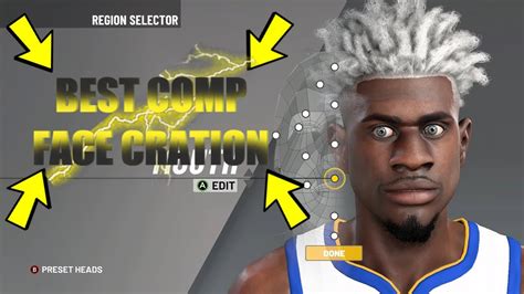 New Best Comp Face Creation Tutorial In Nba 2k20 Look