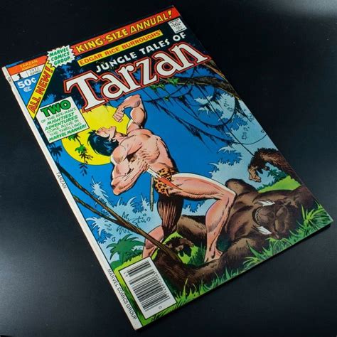 tarzan king size annual 1 1977 marvel comics john buscema comics marvel comics marvel