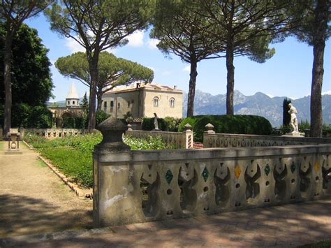 The Gardens Around Villa Cimbrone In Ravello Italy Along The Amalfi