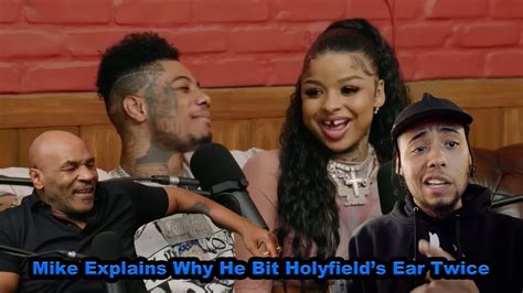 Mike Tyson Tells Blueface And Chrisean Why He Bit The Infamous Ear