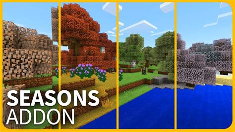 Minecraft Pe Seasons In Minecraft Addon For Ios And Android Mcpe 1