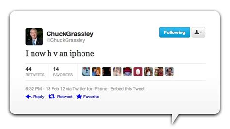 Mean Tweeters Have Forced Incoherent Senator Chuck Grassley To Make His