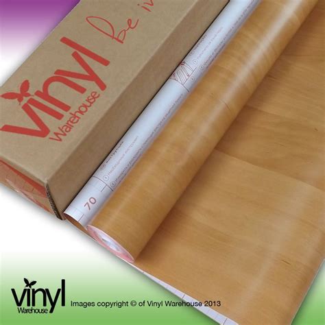 Alder Light Wood Fablon 200 8036 Full Roll 67cm X 15m Sticky Vinyl