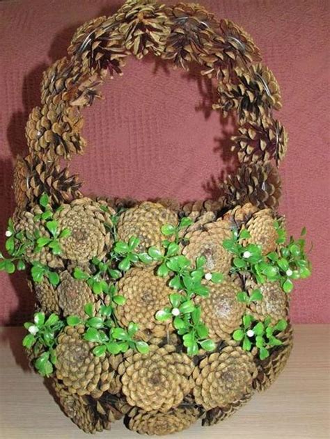 Great news!!!you're in the right place for pine tabletop. DIY Pinecone Baskets, Table Centerpiece Ideas for Thanksgiving and Christmas Decorating