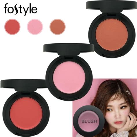 Fostyle Brand Waterproof Glitter Blush Peach Makeup Palette Face Powder