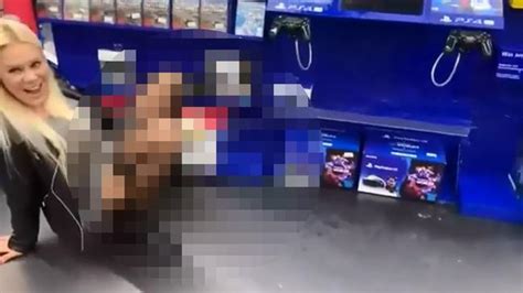 Woman Filmed Urinating On Store S Playstation Controllers