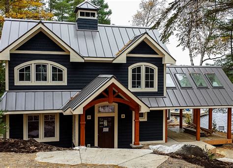 Edenlane Muskoka Builders And Designers Lake Houses Exterior Tin