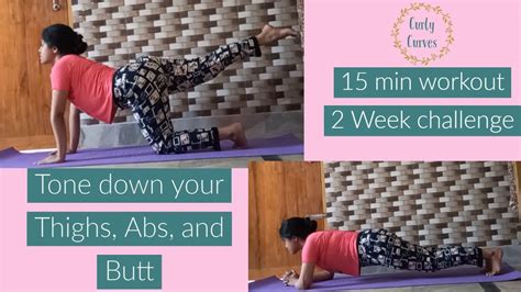 15 Minute Workout For Absthighs And Belly 2 Week Challenge No