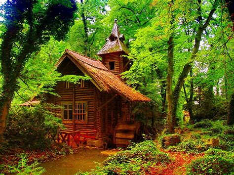 Forest Mill Forest Quiet Hut Lovely Mill Cottage Greenery