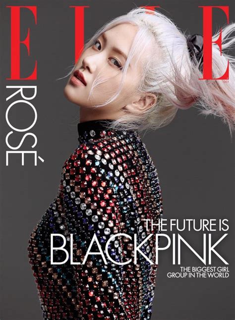 Blackpink Cover Elle Magazines October Issue That Grape Juice