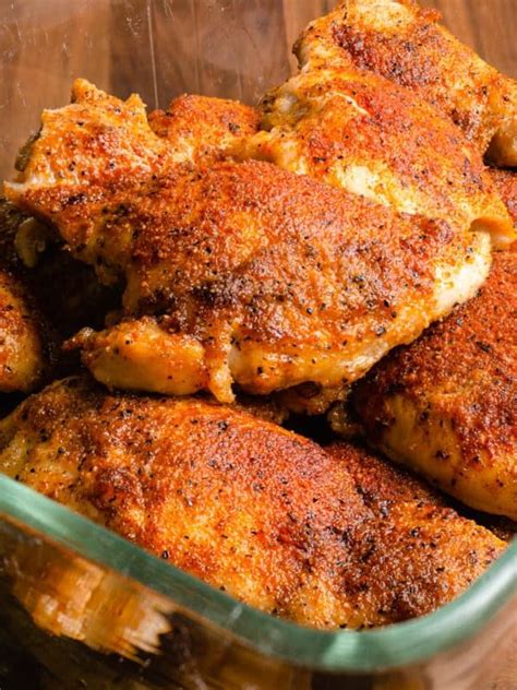 Easy Oven Roasted Chicken Thighs Recipe Oven Roasted Chicken Thighs