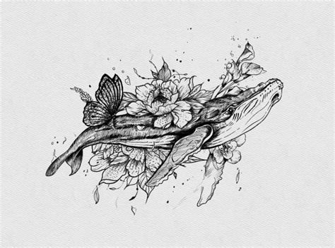Create Hand Drawn Black And White Tattoo Designs By