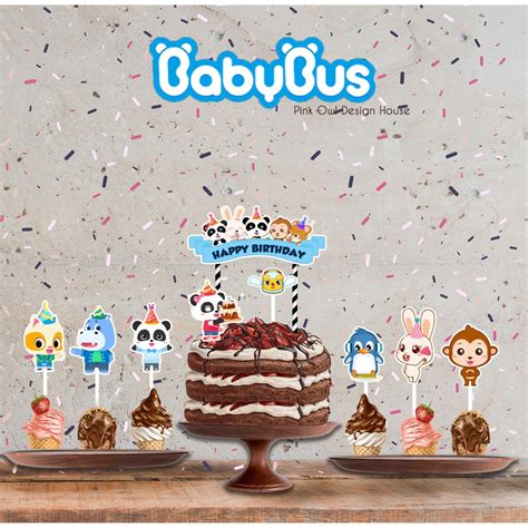 Jual Baby Bus Cake Topper Shopee Indonesia