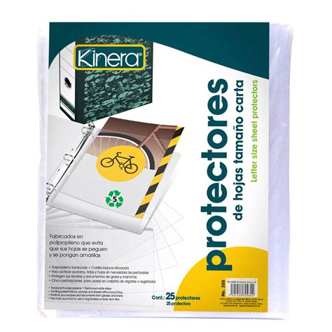 Protector De Hojas Kinera C25 350 Super Papelera