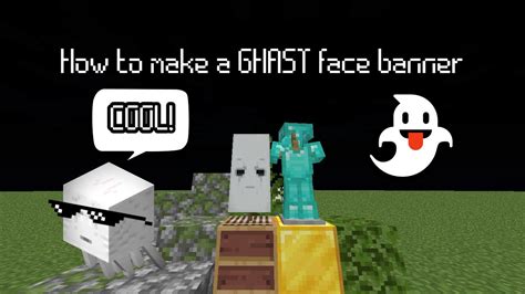 How To Make A Cool Ghast Face Bannercape In Minecraft Youtube
