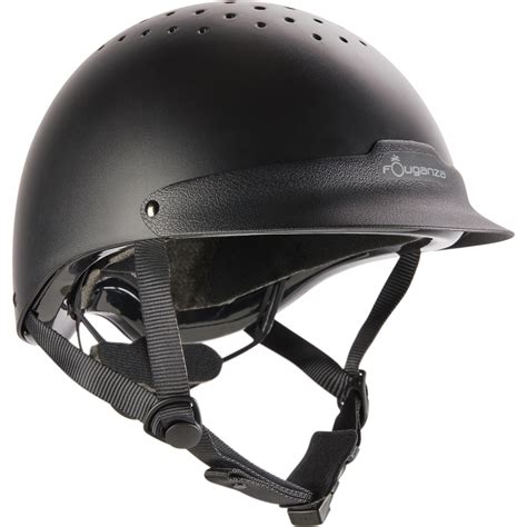 100 Horseback Riding Helmet Black Fouganza Decathlon