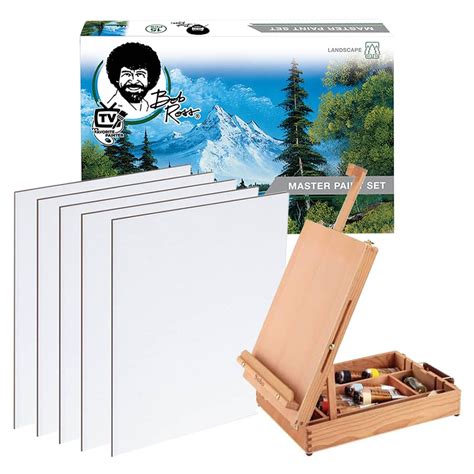 Bob Ross Oil Painting Master Paint Set 12x16 Painting Board Pack Of