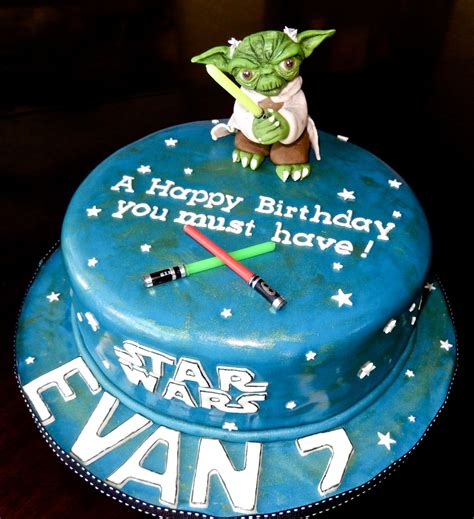 Yoda Star Wars Cake