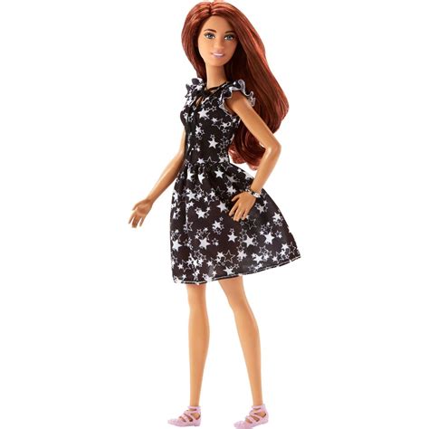 Barbie Fashionistas Doll Original Body Type Wearing Star Print Dress Walmart Inventory