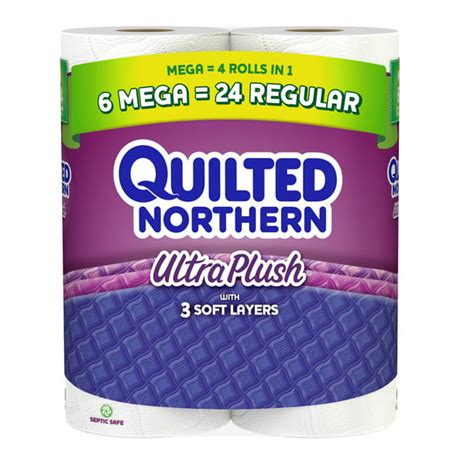 Quilted Northern Ultra Plush Toilet Paper 6 Mega Rolls