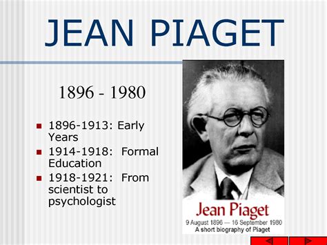 Jean Piagets Cognitive Development Theory July 2014