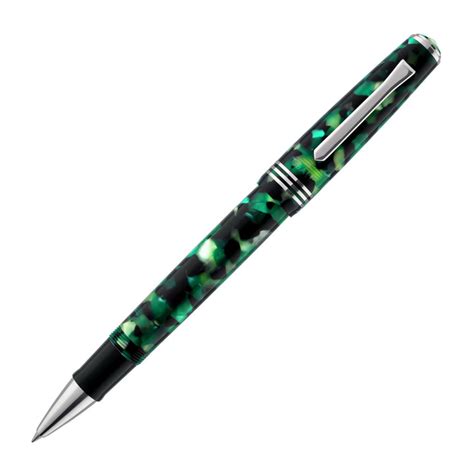 Tibaldi N60 Rollerball Pen In Emerald Green With Palladium Trim Goldspot Pens
