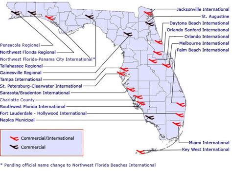 Florida Map Airport Oppidan Library