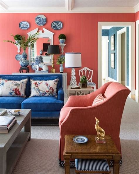 Navy Blue And Coral Living Room Ideas Alice Living