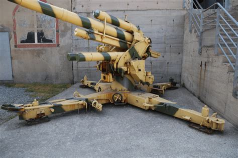 The German Anti Aircraft 88 Mm Cannon From 1943 All Pyrenees · France