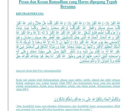 Teks khutbah sholat idul adha. Teks Khutbah Idul Adha Ustadz Abdul Somad - Terkait Teks