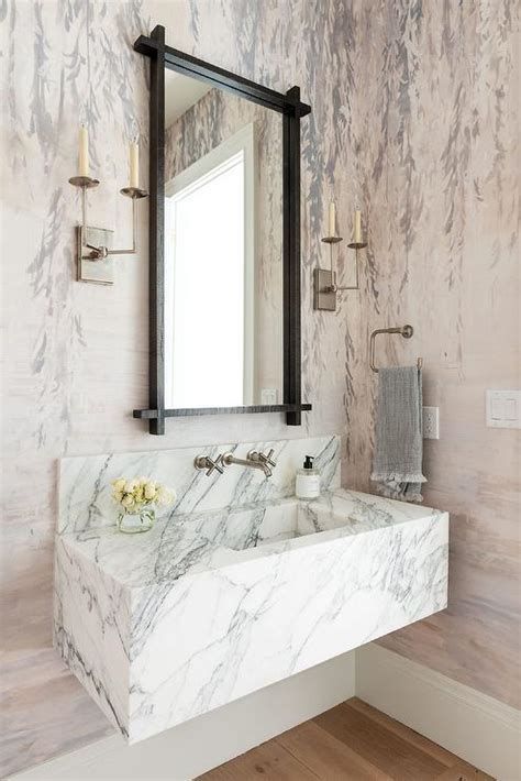Floating Marble Bathroom Vanity Sink Artcomcrea