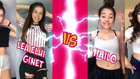 lea elui ginet vs hailo yt ona l battle musers l musical ly compilation youtube
