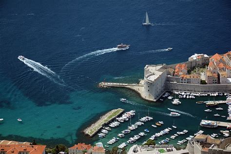 Dubrovnik Travel Croatia Architecture Adriatic Torism Port Sea