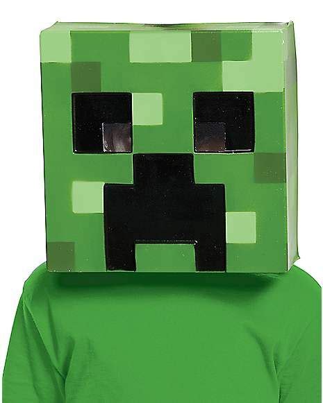Kids Creeper Mask Minecraft Minecraft Halloween
