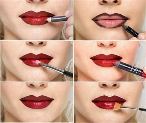 1001 ideas sobre cómo pintarse los labios paso a paso Maquillaje