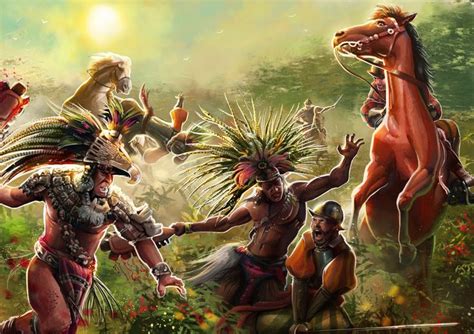 Artstation Aztec Battle Leandro Seva In 2020 With Images Ancient