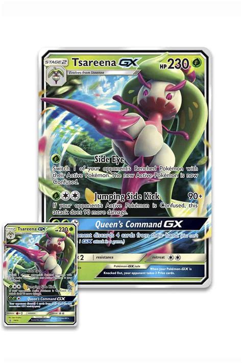 Or generation vi pokémon games. Pokemon Tsareena GX box