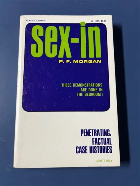 Vintage Sleaze Paperback Sex In Newfact Library 1969 Smut Rare 7