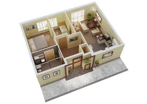 Foundation Dezin And Decor 3d Home Layouts