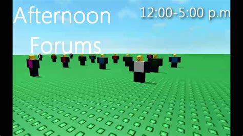 Roblox Forums Throughout The Day Youtube