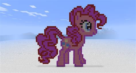 Minecraft My Babe Pony Pixel Art Template