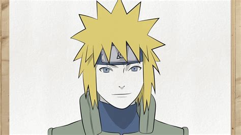 Como Desenhar O Minato Naruto O Passo A Passo Fácil E Rápido Youtube