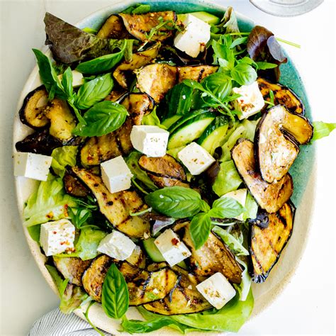 Easy Grilled Eggplant Salad Simply Delicious