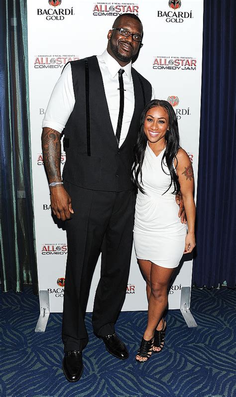 How one of the best basketball players in history stays in shape. Shaquille O'Neal and Nicole Alexander | Height Difference ...