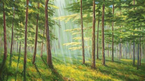 Forest Painting Wallpapers Top Free Forest Painting Backgrounds