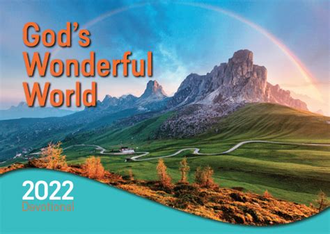 Gods Wonderful World Devotional Calendar 2022 Lifesource Christian